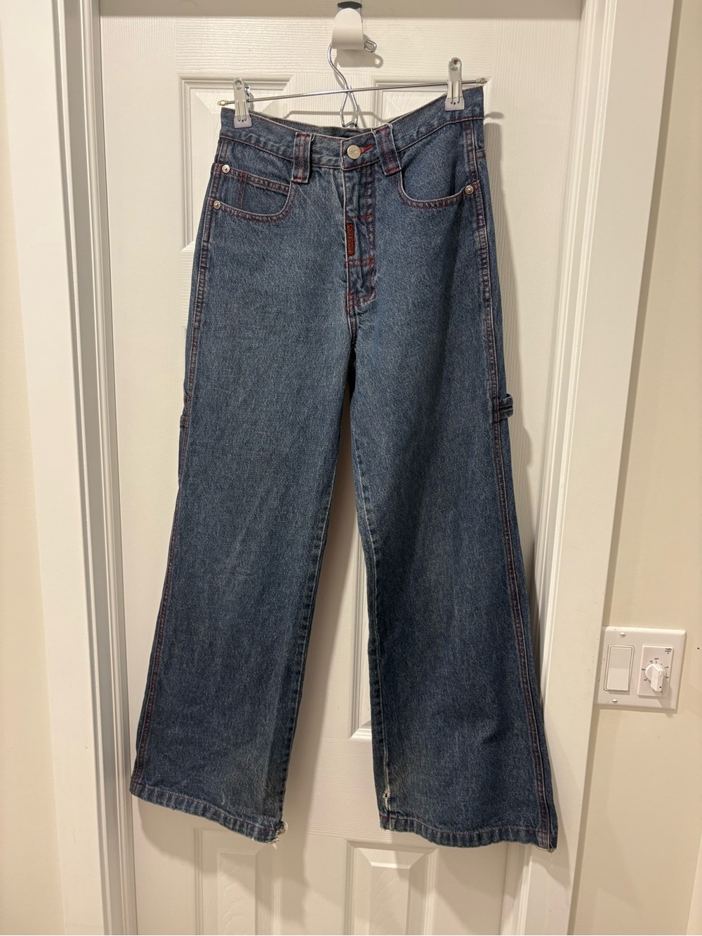 Vintage Y2K Leg Denim Jeans Size 26 women’s baggy pants